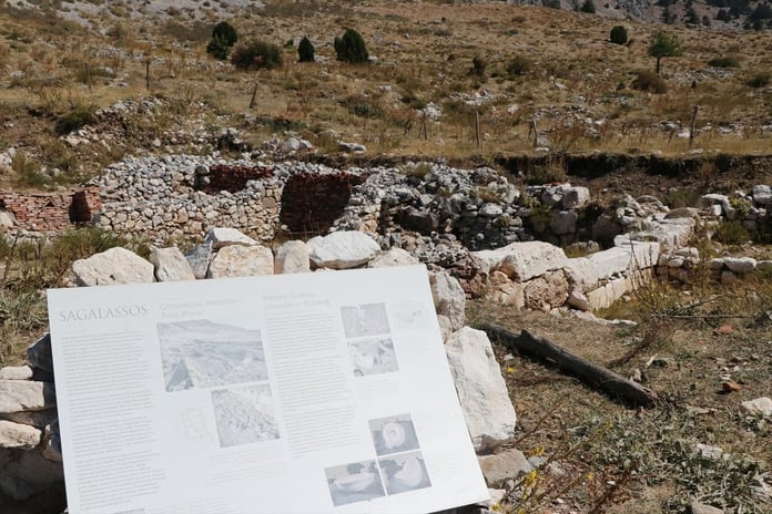 Sagalassos Antik Kenti'nde Romalılara ait 'dernek binası' bulundu