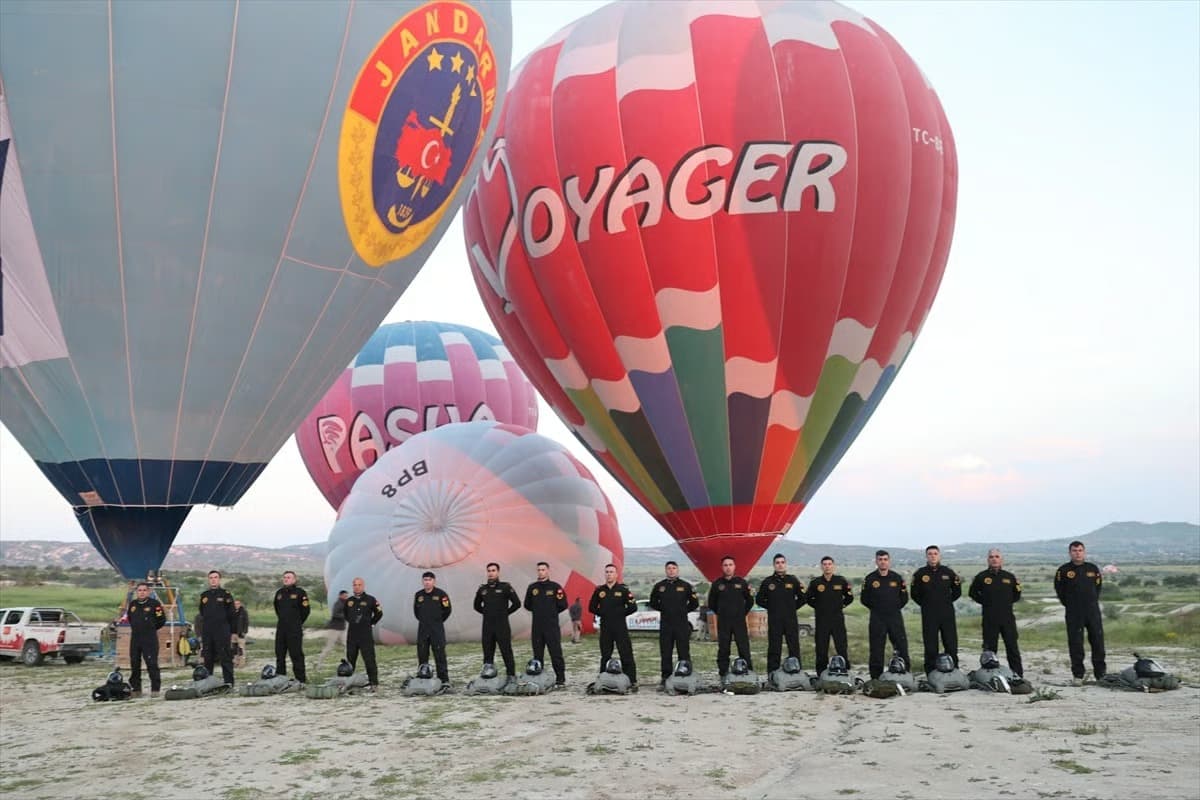 Jandarma 187.yıl dönümü Kapadokya'da kutlandı