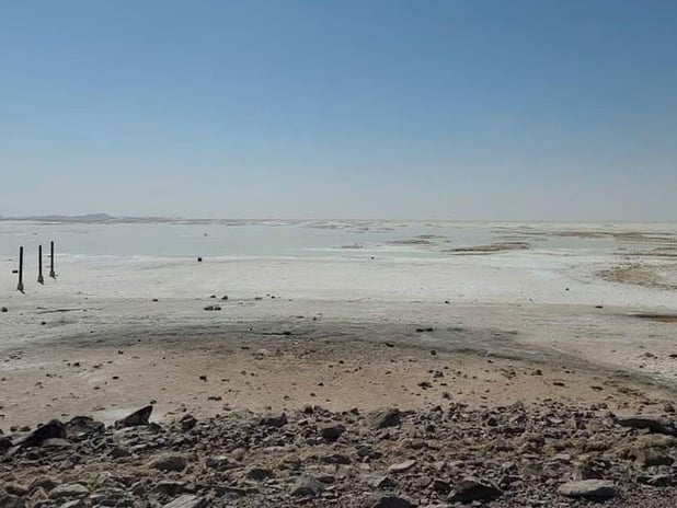 İran'daki Urumiye Gölü kurudu