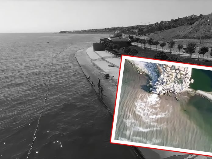 Beylikdüzü’nde korkunç görüntü: Kanalizasyon suyu denize karıştı