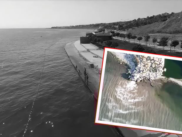 Beylikdüzü’nde korkunç görüntü: Kanalizasyon suyu denize karıştı