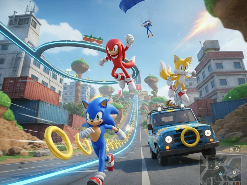 PUBG'de Sonic hızı