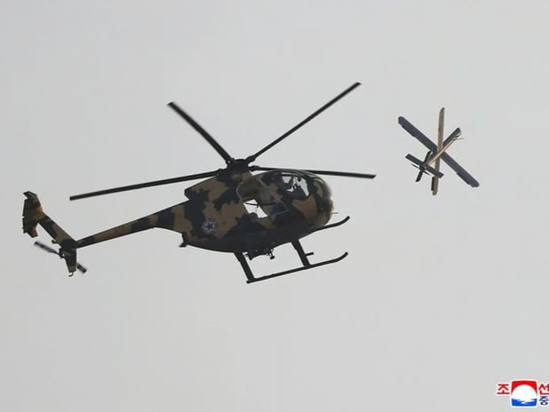 Kuzey Kore, helikopter ekiplerini İHA'lara karşı eğitiyor