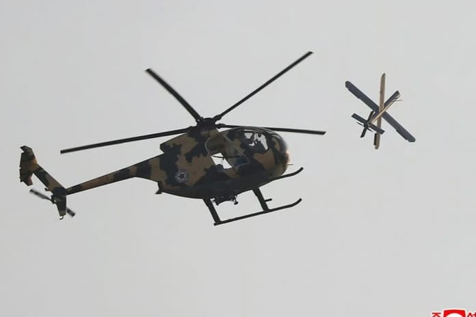 Kuzey Kore, helikopter ekiplerini İHA'lara karşı eğitiyor