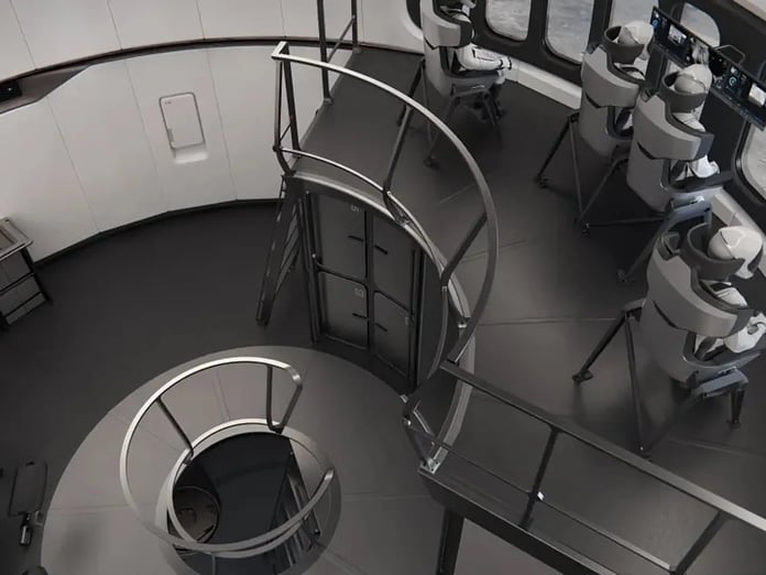 SpaceX, Ay’a gidecek uzay aracının iç tasarımını paylaştı