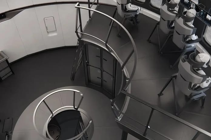SpaceX, Ay’a gidecek uzay aracının iç tasarımını paylaştı