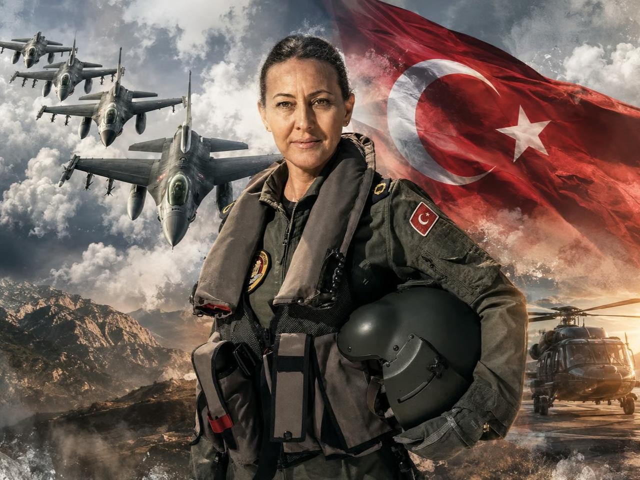 Türk Hava Kuvvetleri'nde bir ilk! Özlem Karapınar paşa oldu
