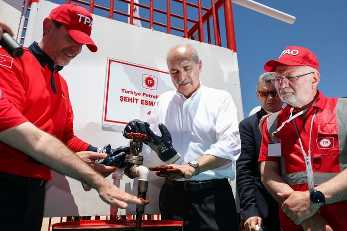 TBMM Başkanı Kurtulmuş, Gabar Dağı'ndaki petrol akışını izledi