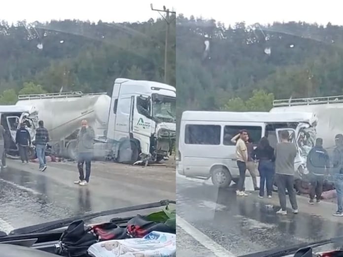 Antalya-Isparta yolunda katliam gibi kaza! Ölü ve yaralılar var