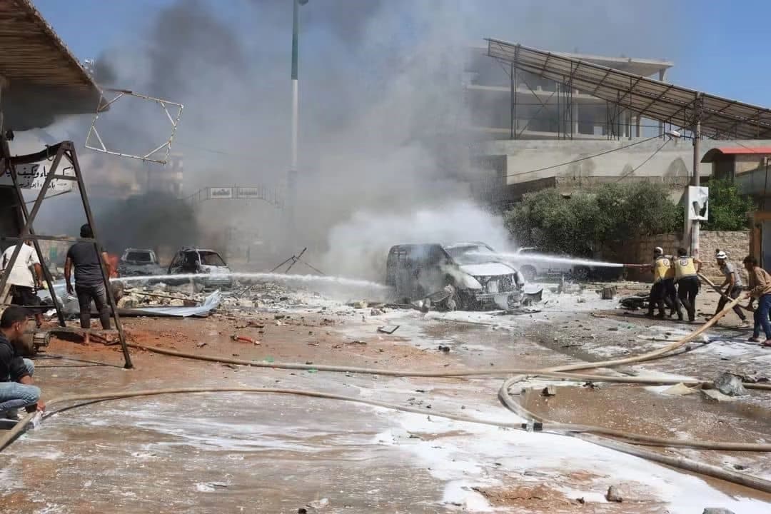 İdlib'de bomba yüklü  araçlı saldırı: 5 ölü