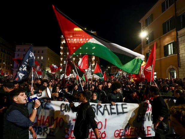 İtalya Sumud Filosu için greve gidiyor