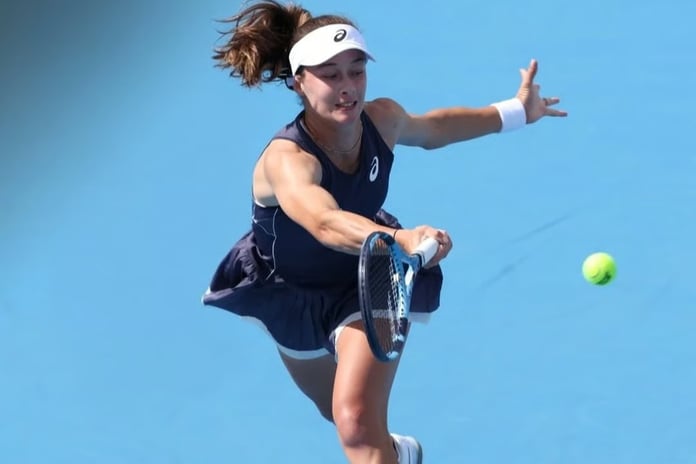 Milli tenisçi Zeynep Sönmez, Avustralya Açık elemelerinde ikinci tura yükseldi