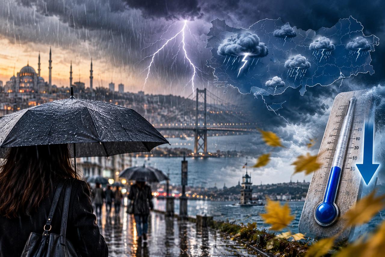 Meteoroloji ve AKOM'dan sağanak alarmı! Balkanlar üzerinden geliyor, 3 gün sürecek: İşte il il hava durumu
