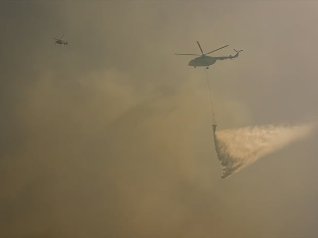 Orman yangınlarıyla mücadelede "Ateş Kuşları" 19 bin saat havada kaldı