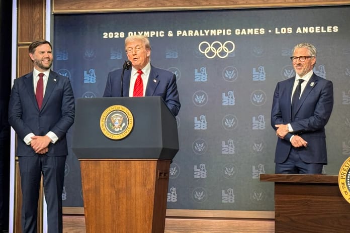 Trump, 2028 Los Angeles Olimpiyatları'na katılacak trans sporcular için sıkı test şartı getirdi