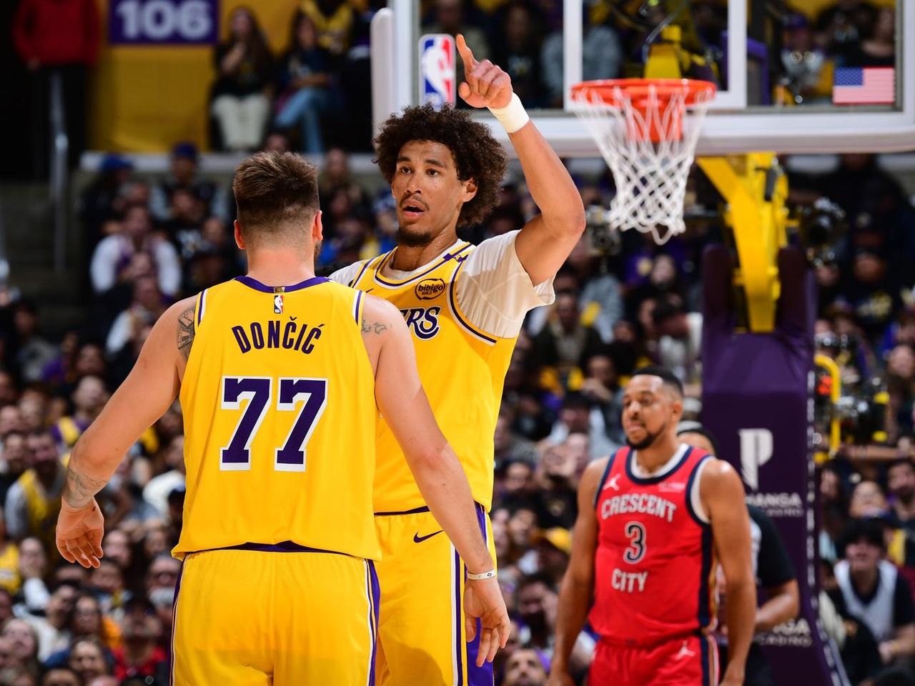 Luka Doncic ve Jaxson Hayes de büyük oynadı
