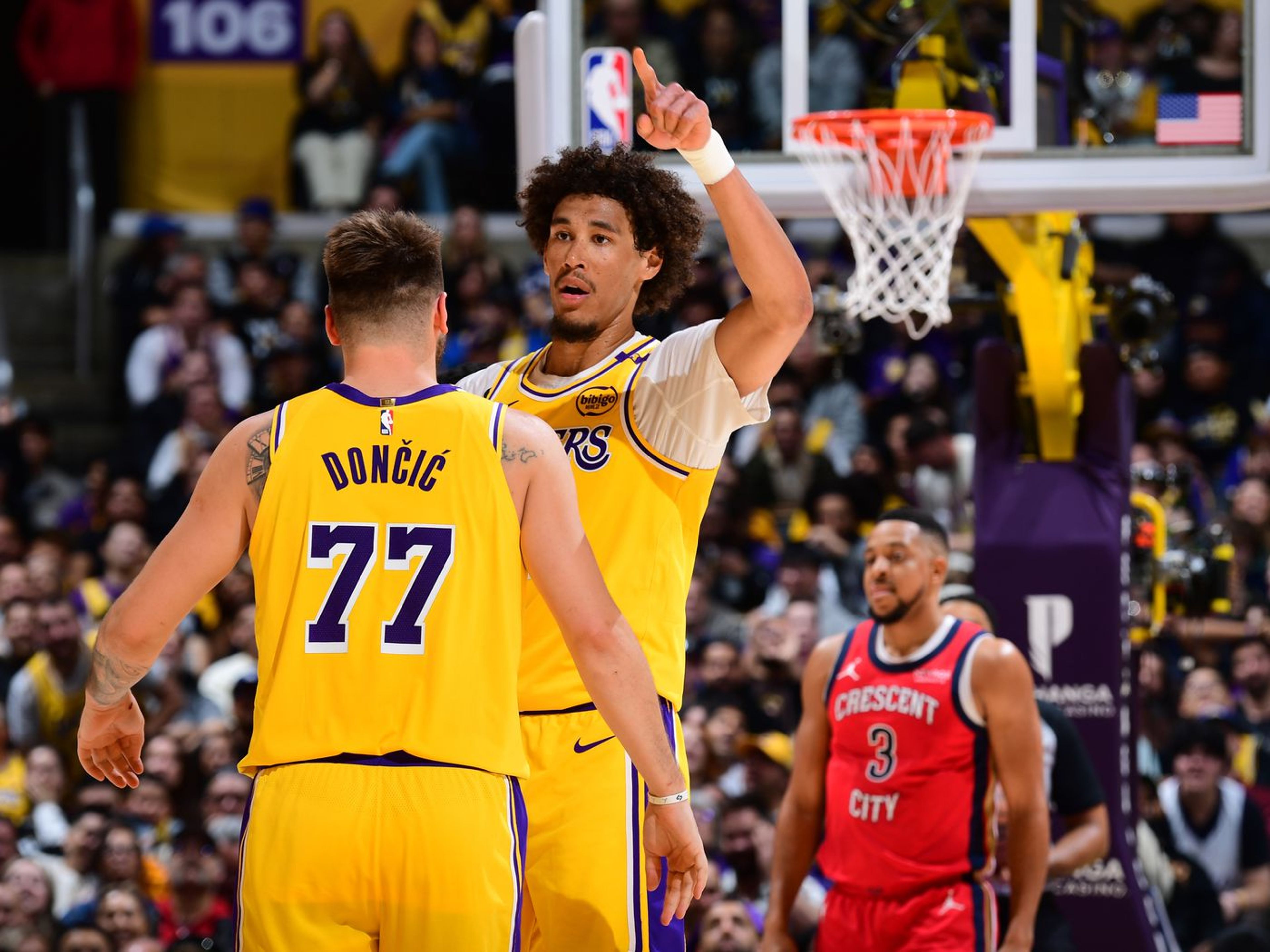 Luka Doncic ve Jaxson Hayes de büyük oynadı