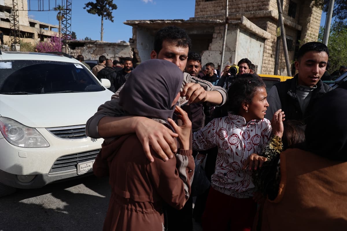 Halep'te PKK/YPG'nin kaçırdığı 100 kişi serbest bırakıldı