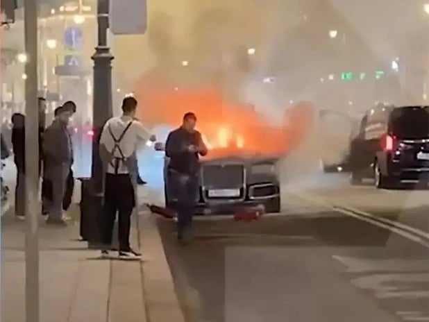 Rusya Devlet Başkanı Putin'in limuzini patladı