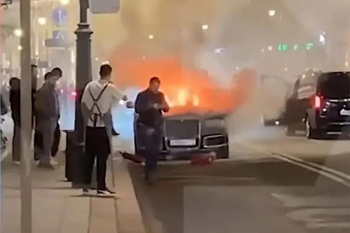 Rusya Devlet Başkanı Putin'in limuzini patladı