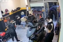 Motosiklet tamirhanesine maskeli 2 kişi saldırı düzenledi