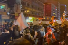 Ankara'daki protestolar ilginç anlara sahne oldu