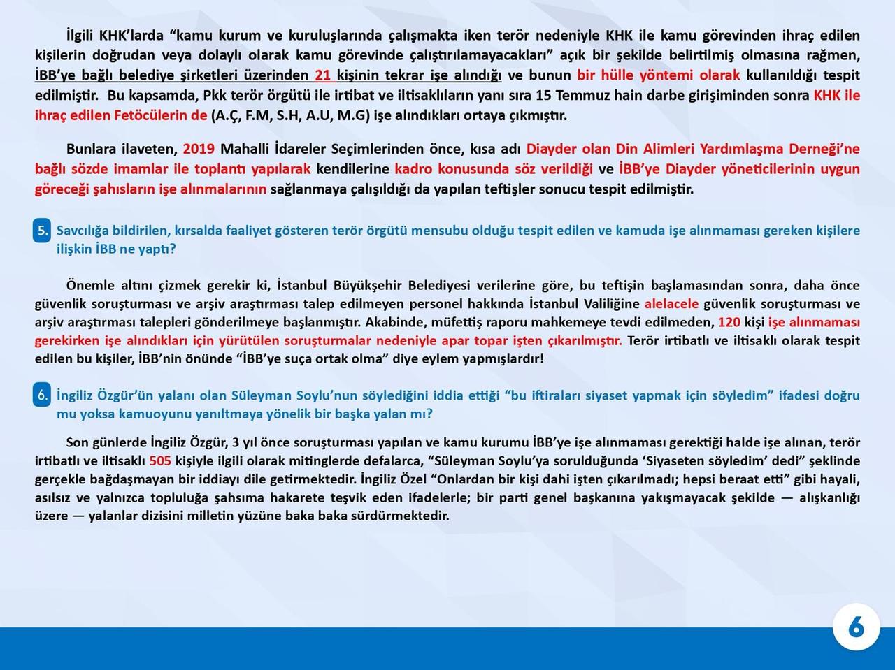 Süleyman Soylu'dan Özgür Özel'e 7 soru 7 cevap