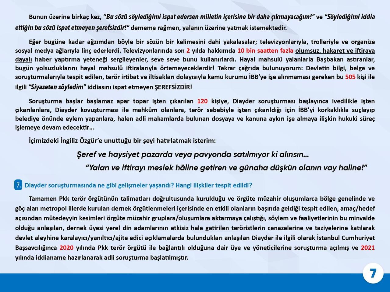 Süleyman Soylu'dan Özgür Özel'e 7 soru 7 cevap