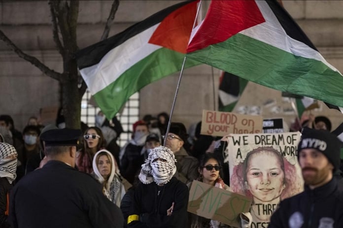 ABD'de Filistin'e destek gösterilerine katılan Türk gözaltına alındı