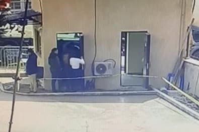 GBT sorgusu yapan polis ve bekçiye saldırdı