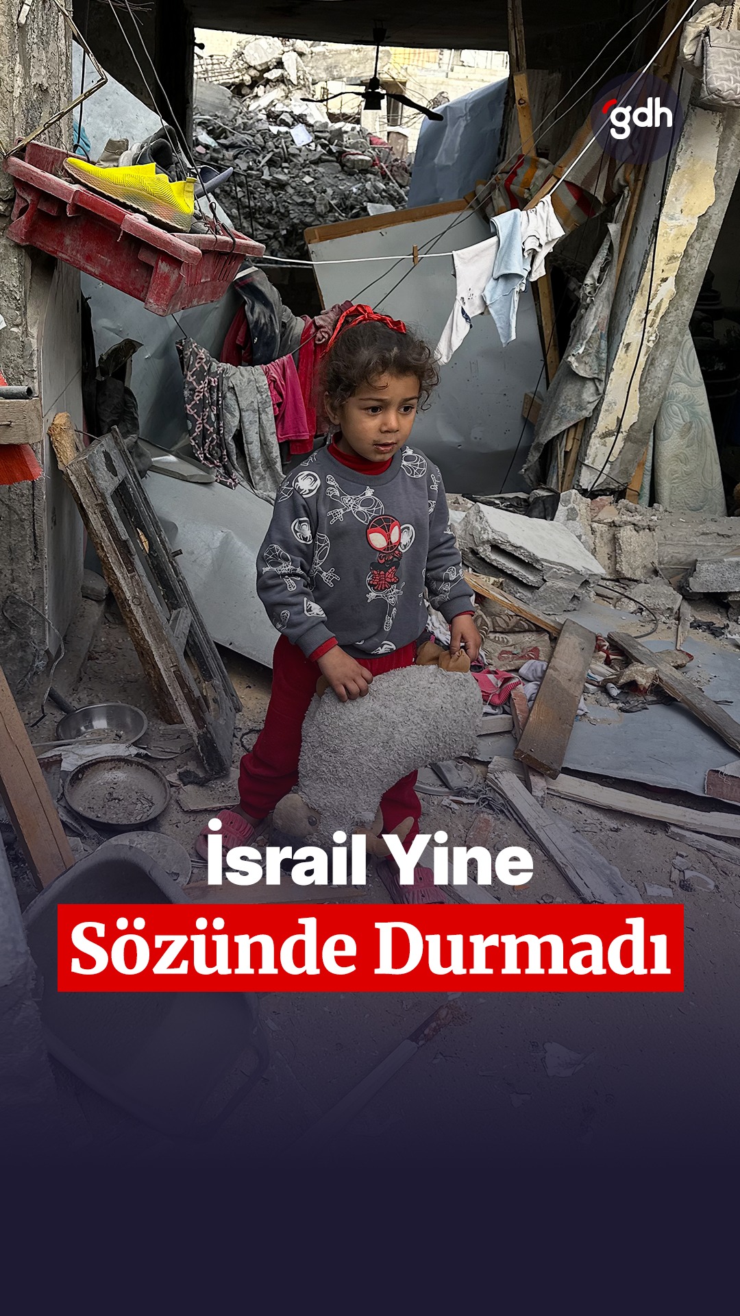 İsrail yine sözünde durmayıp çocukları hedef aldı