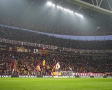 Galatasaray tribünlerinden Filistin'e destek mesajı