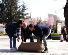 Zaferin 110. yıl dönümünde 200 kilogramlık sosyal deney