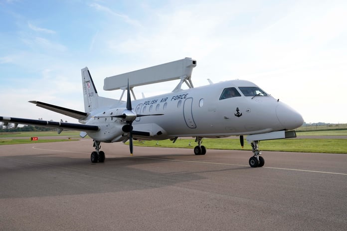 Ukrayna İsveç'ten Saab 340 AEW Havadan Erken İhbar uçağını teslim aldı