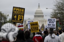 Washington'da binlerce kişi Filistin için yürüdü