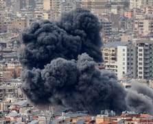 İsrail Lübnan'ın başkenti Beyrut'a saldırı düzenledi