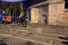 İBB çevresindeki gösterilerde eylemciler tarihi Şehzadebaşı Camii'ni tahrip etti