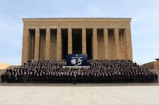 MKE heyeti 75'inci kuruluş yıllarında Anıtkabir'i ziyaret etti