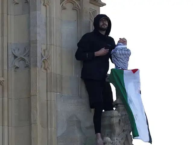 Londra'da tarihi Filistin eylemi