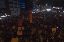 Ankara'daki izinsiz gösteride ilginç anlar yaşandı