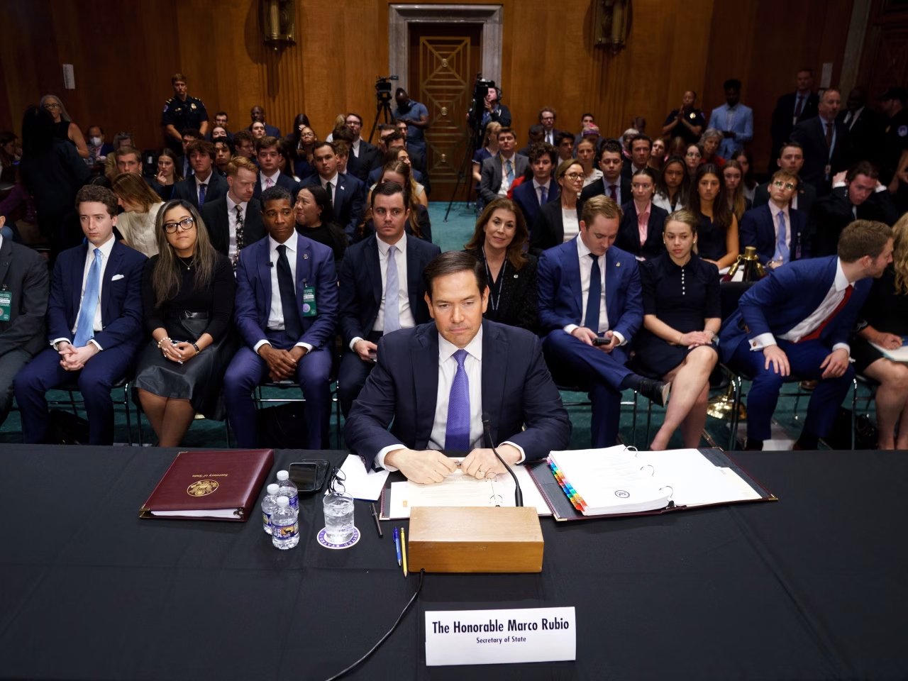 Rubio: Syria Sanctions Eased to Avert Collapse