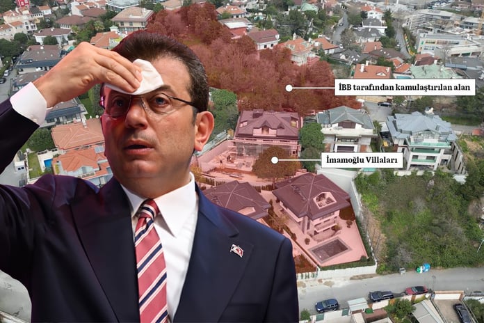 İBB'de mali kriz yaşanırken villaların çevresinde çalışmalar tüm hızıyla devam ediyor