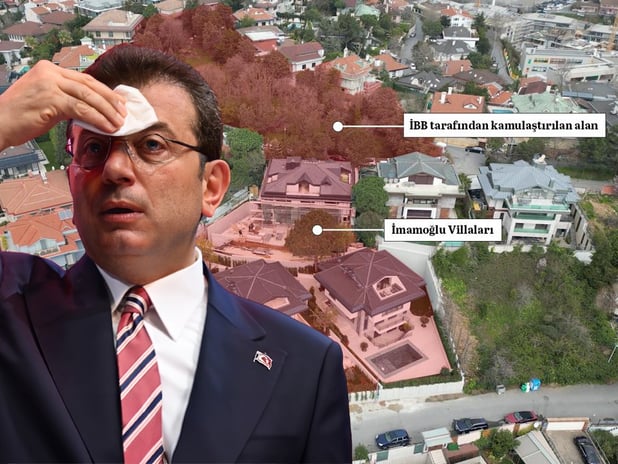 İBB'de mali kriz yaşanırken villaların çevresinde çalışmalar tüm hızıyla devam ediyor