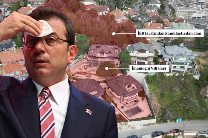 İBB'de mali kriz yaşanırken villaların çevresinde çalışmalar tüm hızıyla devam ediyor