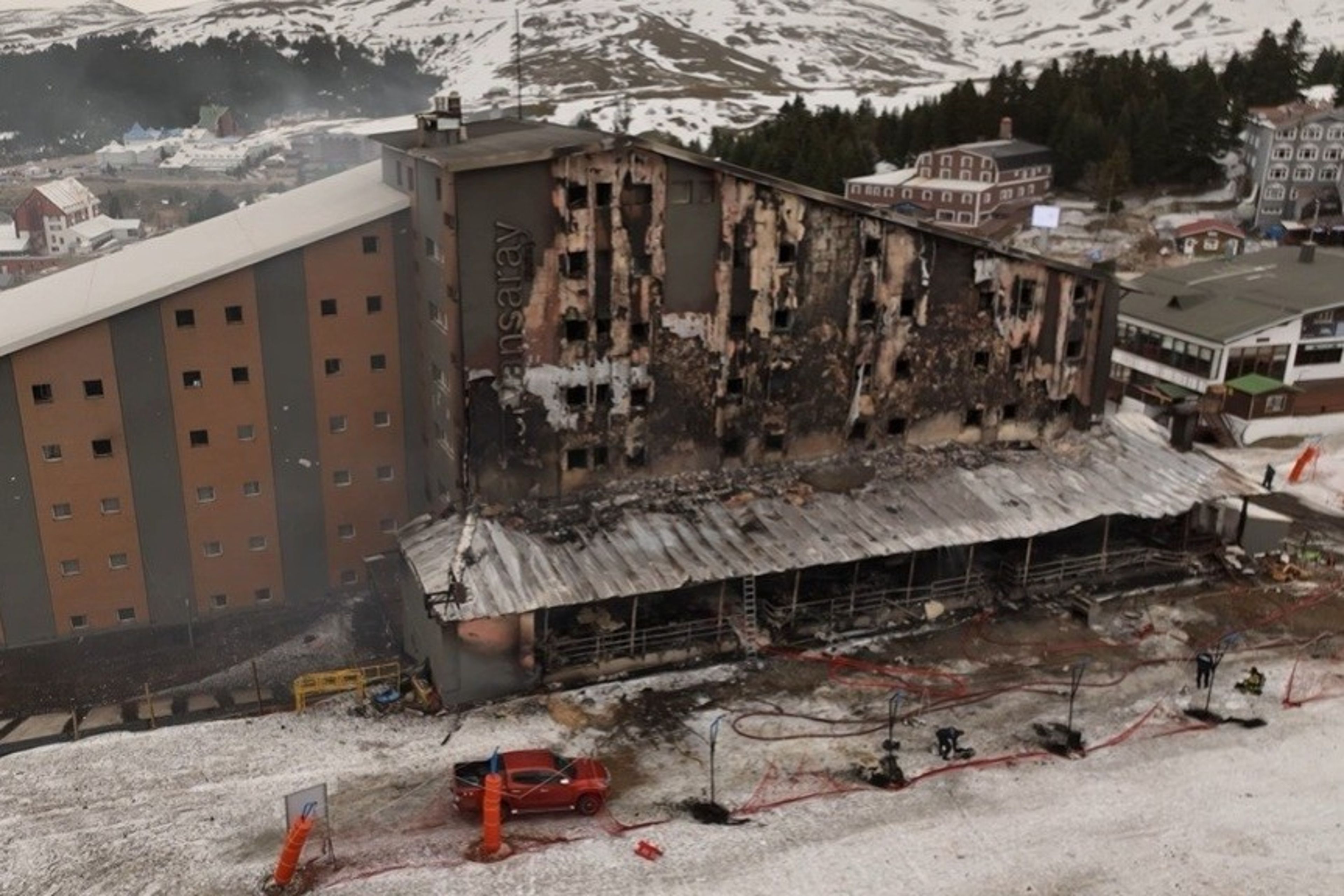 Uludağ'daki otel yangının başladığı anın görüntüsü ortaya çıktı