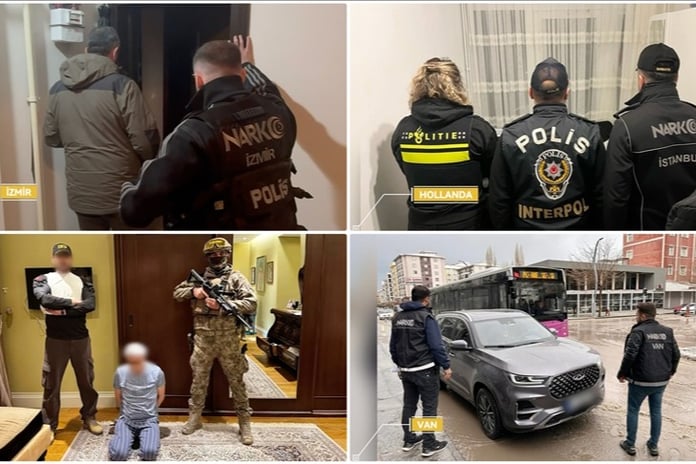 Uluslararası suç örgütüne dev operasyonda 234 şüpheli yakalandı
