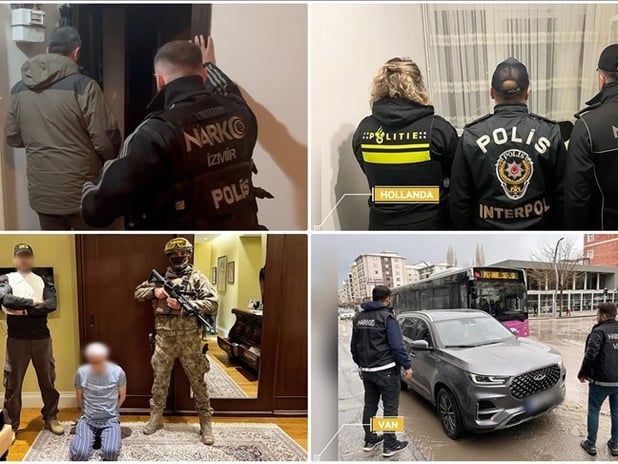 Uluslararası suç örgütüne dev operasyonda 234 şüpheli yakalandı