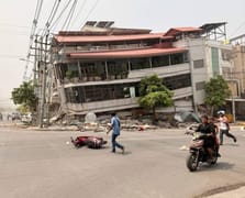 Myanmar'da 7.7 ve 6.4 şiddetinde iki deprem meydana geldi