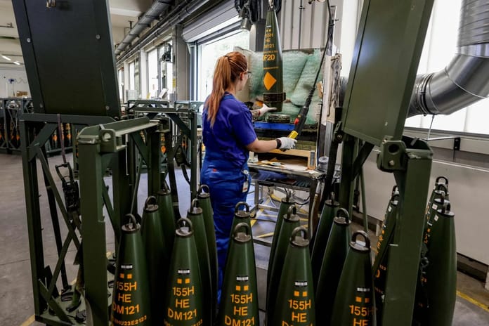 Alman savunma şirketi Rheinmetall üretim kapasitesini büyük ölçüde artırmayı hedefliyor