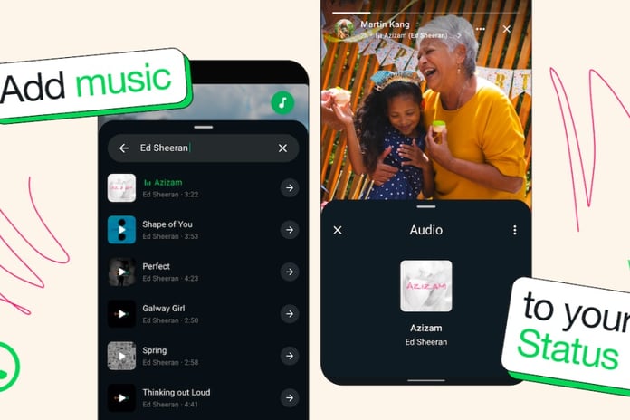 WhatsApp kullanıcıları 'Durum' güncellemelerine müzik ekleyebilecek